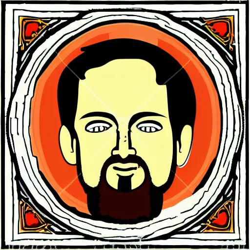 Image similar to thyholyjebus 7 7 profile picture vector art illustration