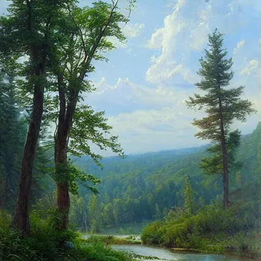 Image similar to 🌲🌳 by william trost richards - - width 7 0 4