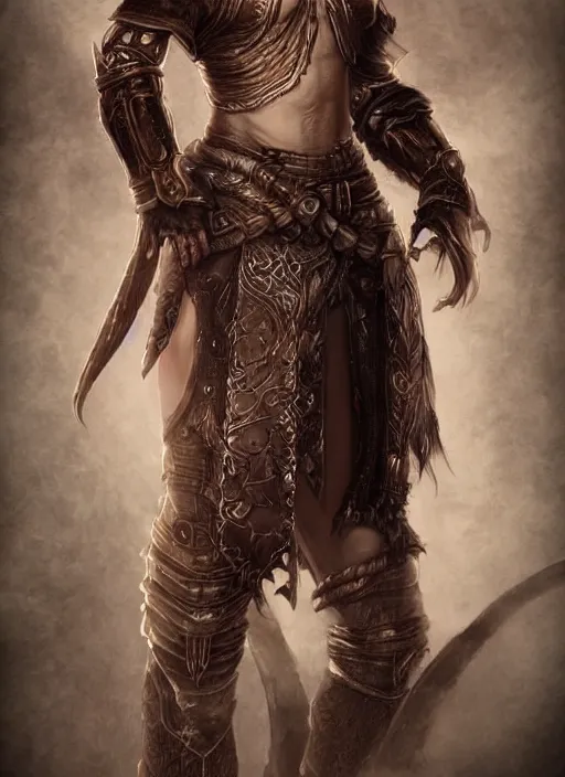 Prompt: a higly detailed airbrush full body portrait of a fantasy character, pinterest, baldur's gate, pathfinder, dynamic lighting, ambient lighting, deviantart, character portrait, vray