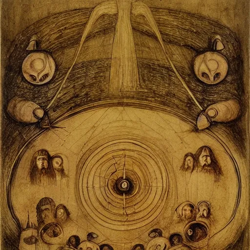 Image similar to lord of the rings by leonardo da vinci