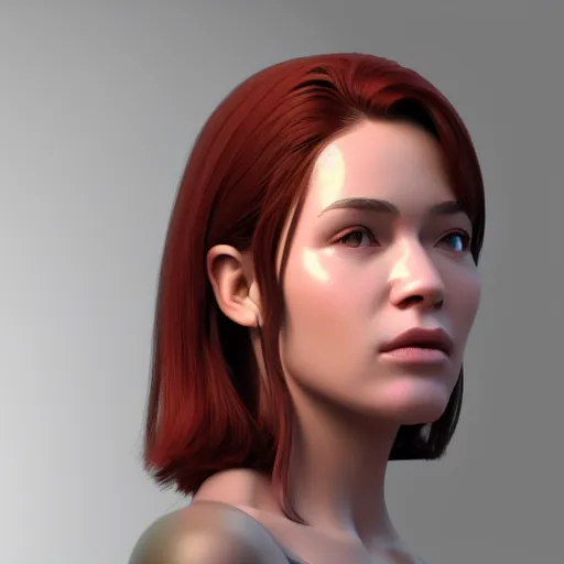 Prompt: 3D character model, woman, 3D render, digital art station, 8k