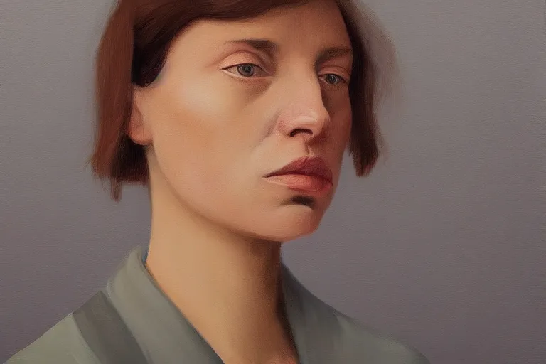 Image similar to woman portrait artwork by tim eitel