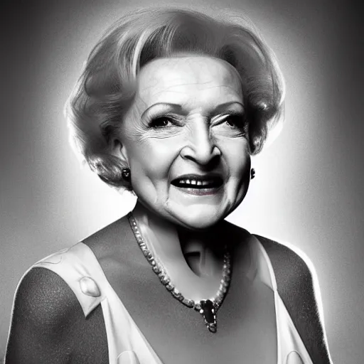 Image similar to betty white as an alien photography by david yarrow