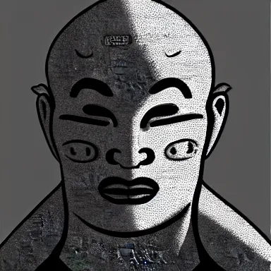 Prompt: zportre of an adhd psychonautistic trader in shape of zen devil, digital painting, highly detailed