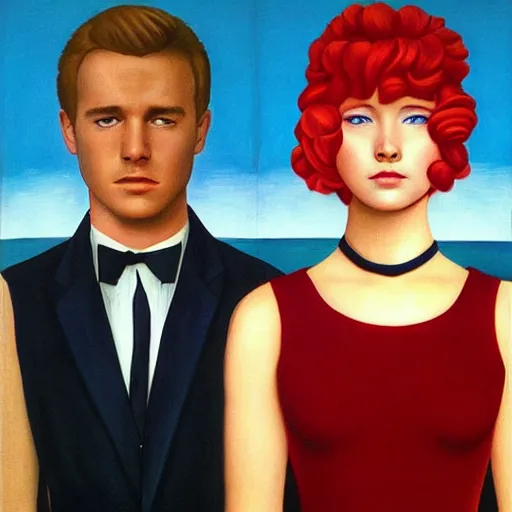 Image similar to The Hunger Games and Divergent by Raphael, Hopper, and Rene Magritte. detailed, romantic, enchanting, trending on artstation.