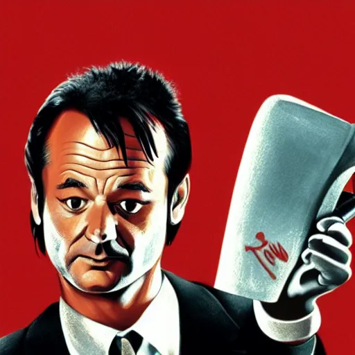 Image similar to bill murray in pulp fiction