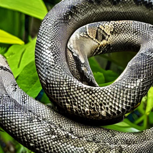 Image similar to full shot of a python in the jungle