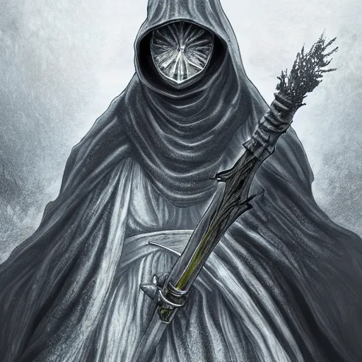 Image similar to sister friede from dark souls 3, digital illustration, highly detailed art, 8k image quality