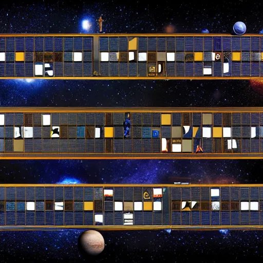 Prompt: a solar system layout like a chessboard, highly detailed digital art but as photography, marvel cinematic, 4 k, studio lighting, wide angle shot, panoramic