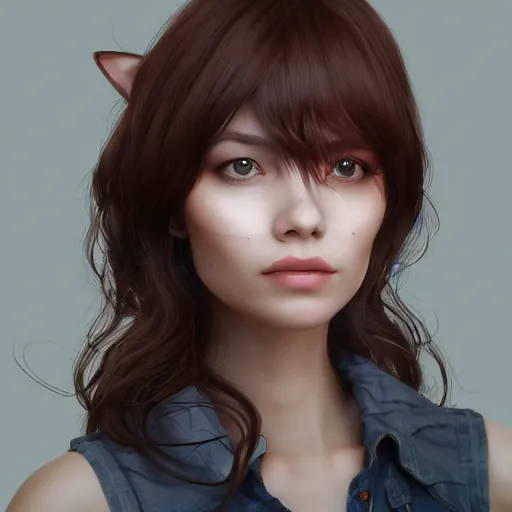 Prompt: a woman with hair made out of cats , made by Stanley Artgerm Lau, WLOP, Rossdraws, ArtStation, CGSociety, concept art, cgsociety, octane render, trending on artstation, artstationHD, artstationHQ, unreal engine, 4k, 8k,