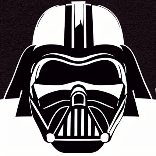 Image similar to Darth Vader designed in the style of Daft Punk