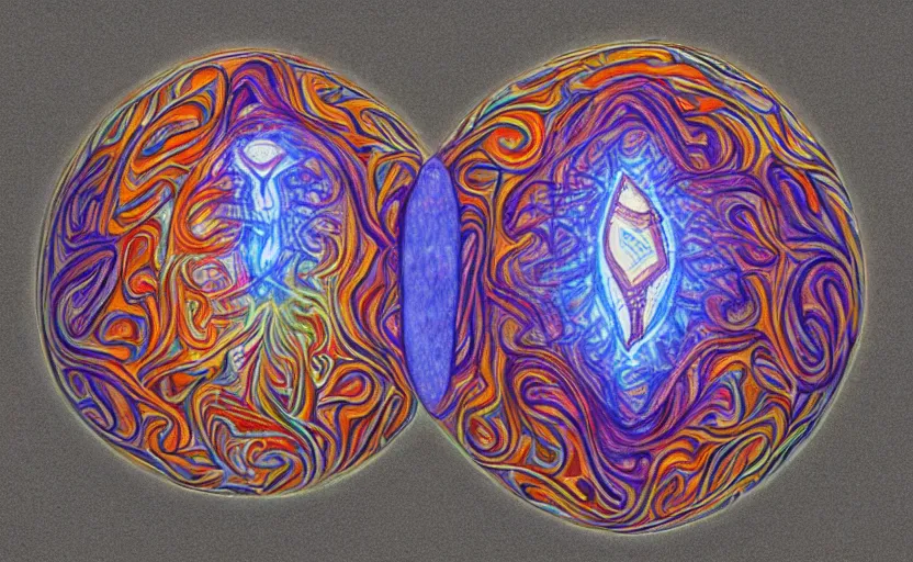 Prompt: a Photorealistic dramatic hyperrealistic quarts rock by Alex Grey