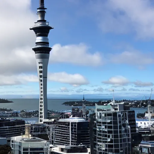 Image similar to auckland sky tower wizard magic