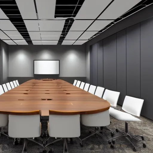 Image similar to corporate conference room interior concept by martyn lawrence bullard design high quality ultra realistic 8 k