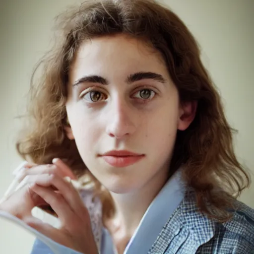 Image similar to female Timothee Chamolet