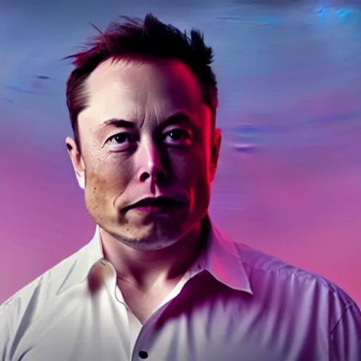 Prompt: elon musk in a simulated reality, by beeple