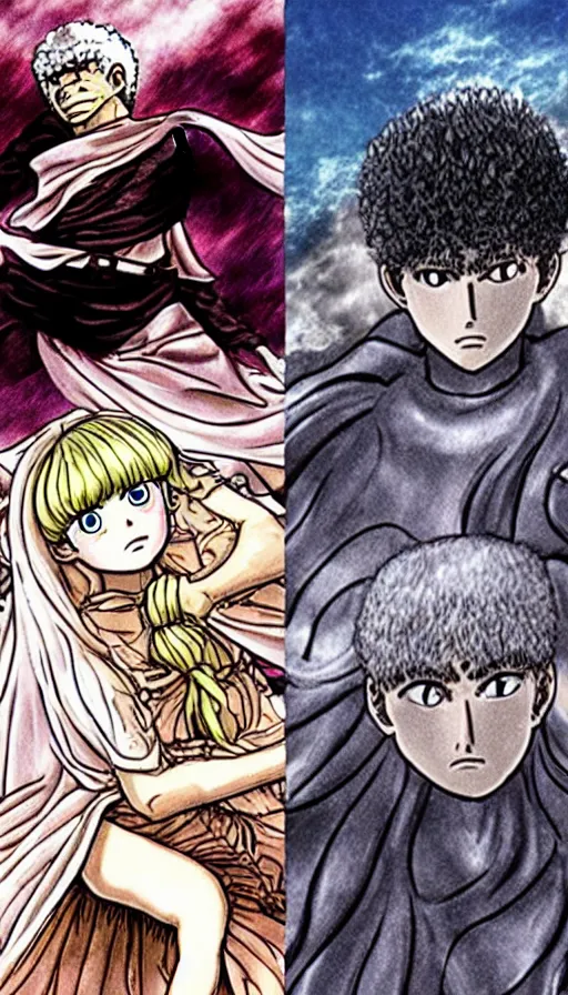 Image similar to the two complementary forces that make up all aspects and phenomena of life, from Berserk