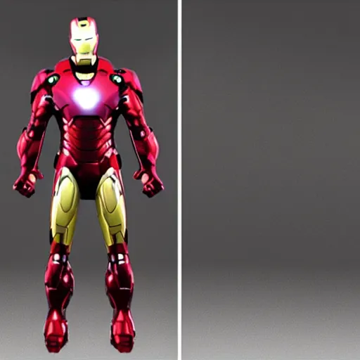 Image similar to ironman with a female body shape