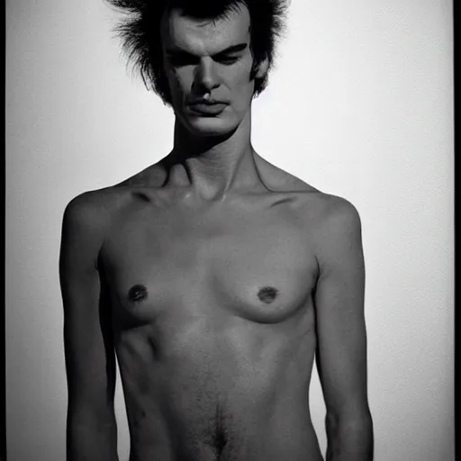 Image similar to sid vicious by robert mapplethorpe