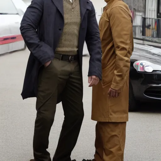 Image similar to Detective Sergeant Jason Statham wearing a bloodhound mask whilst donning a tan trenchcoat koya nakatsudo amalia ulman hideaki takamura scrimshaw