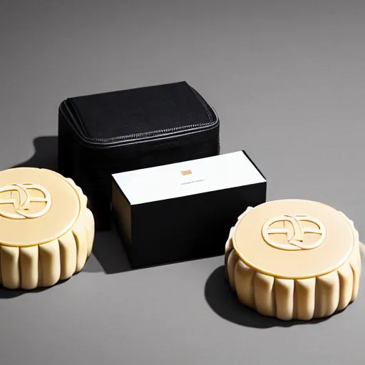 Image similar to jonathan ive dieter rams mooncake 🥮 handbag 👜 👝 packaging