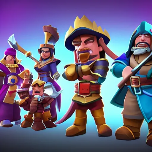 Image similar to new clash royal characters