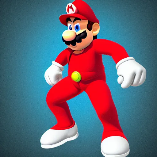 Image similar to 3d Rendering of Mario in a Luchador costume; luchador hues; rich saturation; rendered by unreal engine 5; super Mario ; Luchador theme; pixel art; Luchador character design; Luchador costume; Luchador colors; Miami Vice colors