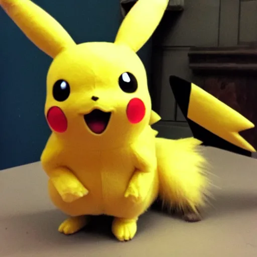 Image similar to a photo of real life pikachu