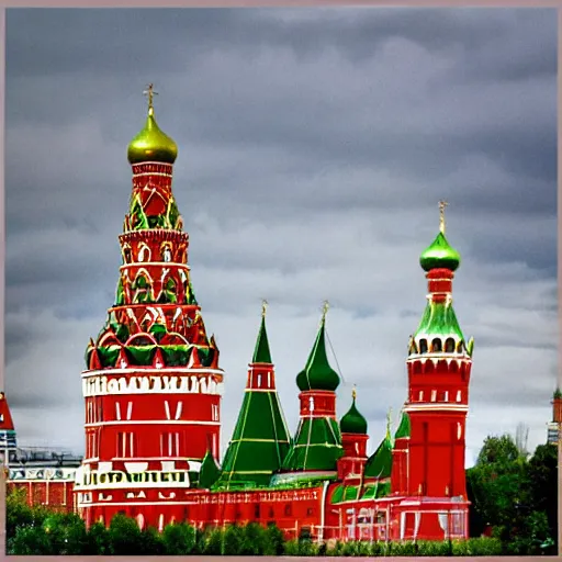 Image similar to kremlin made of sugar