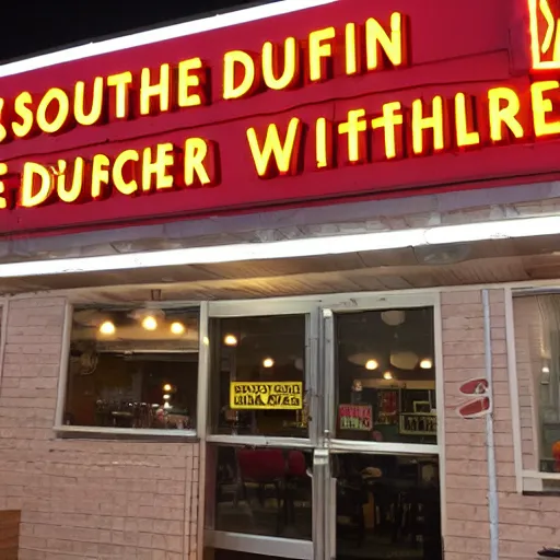 Prompt: southern diner wafflehouse