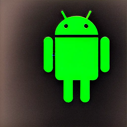 Image similar to android as apple logo