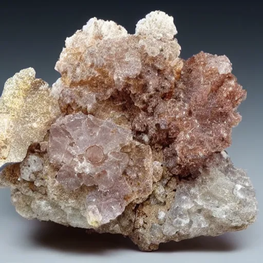 Prompt: list of unusual minerals, high quality catalog photo, no background