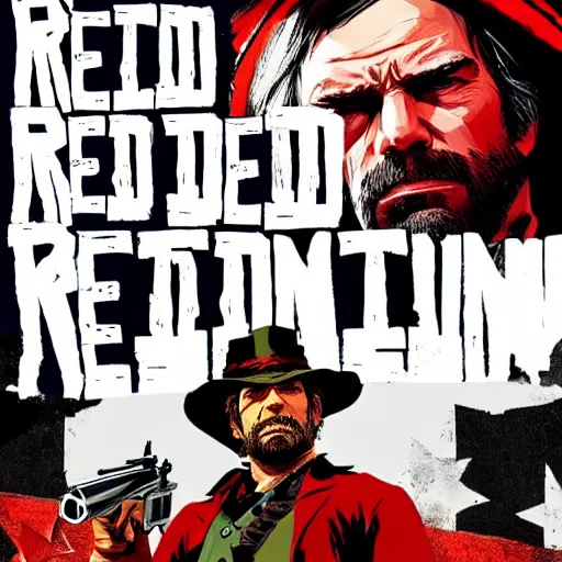 Prompt: Red Dead Redemption Cover Art of Bernie Sanders, RDR2