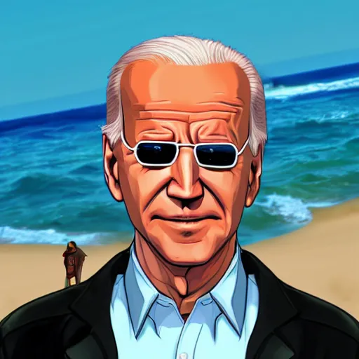 Prompt: joe biden sharkman, lovecraftian, caricature, gta 5 portrait, funny