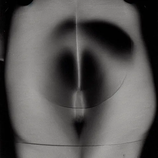 Image similar to photograph of a woman by man ray 1 9 3 2, solarisation