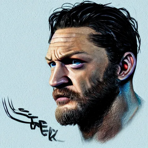 Image similar to Tom Hardy as wolverine 4K quality Photorealism