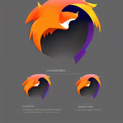 Prompt: Firefox, concept art