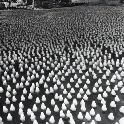 Image similar to a thousand burning rubber ducks, 1964 photo