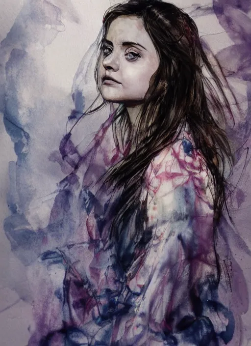 Image similar to jenna coleman by agnes cecile