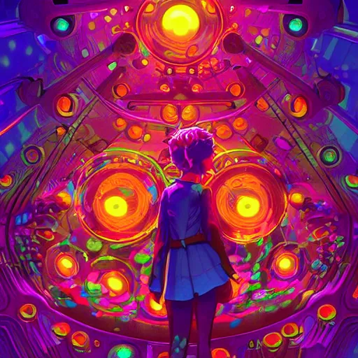 Image similar to skill magic geek inside matrix deepdream radiating a glowing aura stuff loot legends stylized digital illustration video game icon artstation lois van baarle, ilya kuvshinov, rossdraws,