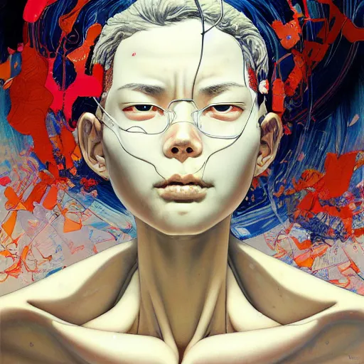 Image similar to citizen portrait soft light painted by james jean and katsuhiro otomo and erik jones, inspired by akira anime, smooth face feature, intricate oil painting, high detail illustration, sharp high detail, manga and anime 1 9 9 9