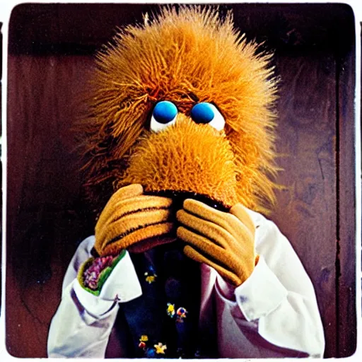 Image similar to snuffleupagus eating cookies