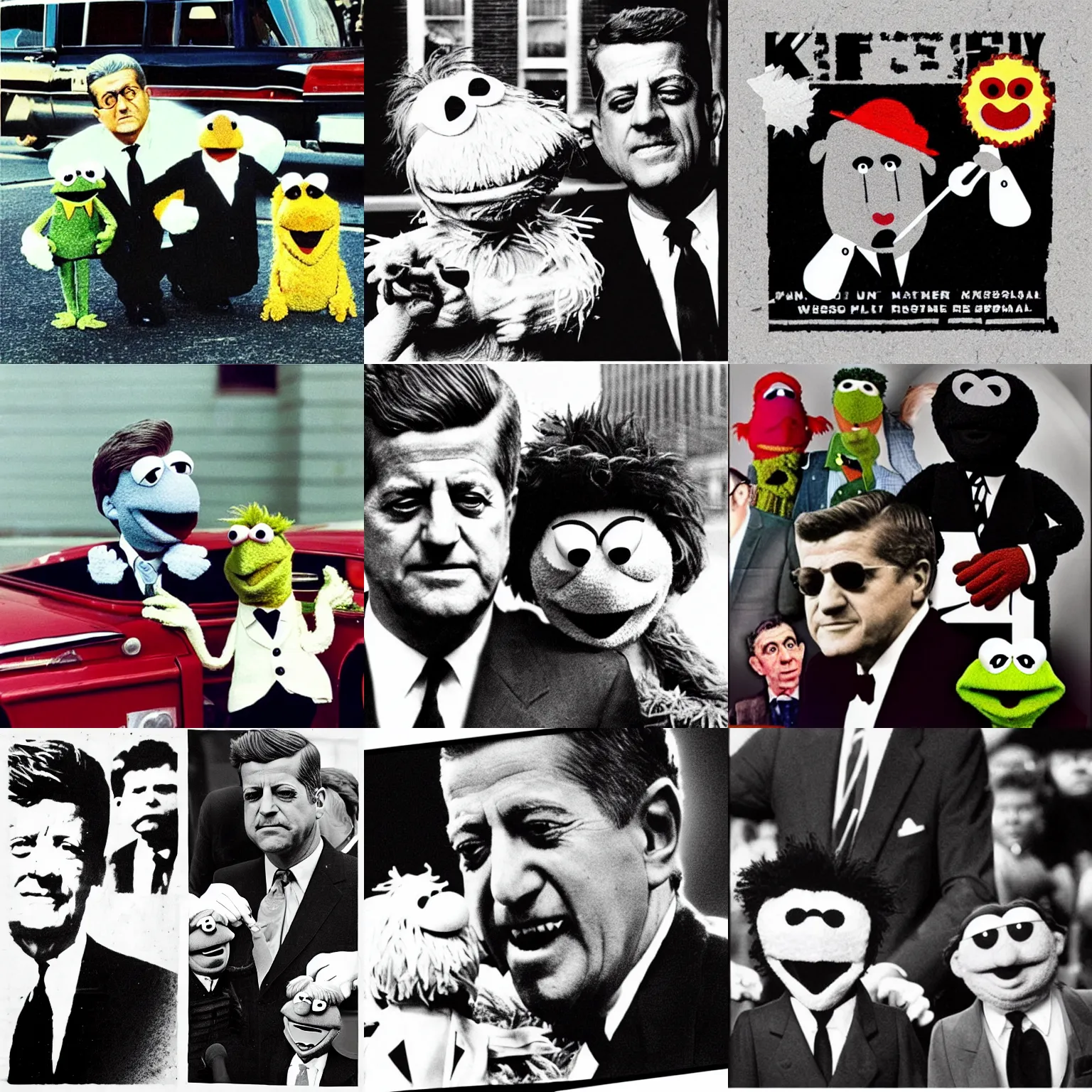 Prompt: “Muppet JFK Assassination”