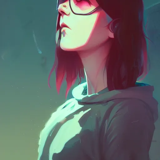 Image similar to portrait of sally face, by ross tran and atey ghailan, by greg rutkowski, by greg tocchini, by james gilleard, by joe fenton, by kaethe butcher, dynamic lighting, grunge aesthetic