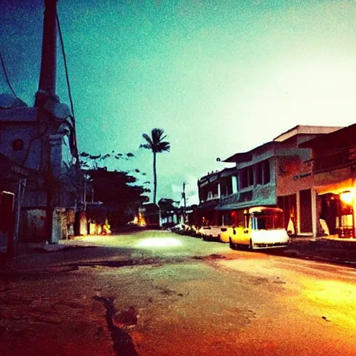 Prompt: “a liminal photograph depicting old Mombasa at dusk. Taken in the style of Halo 2”
