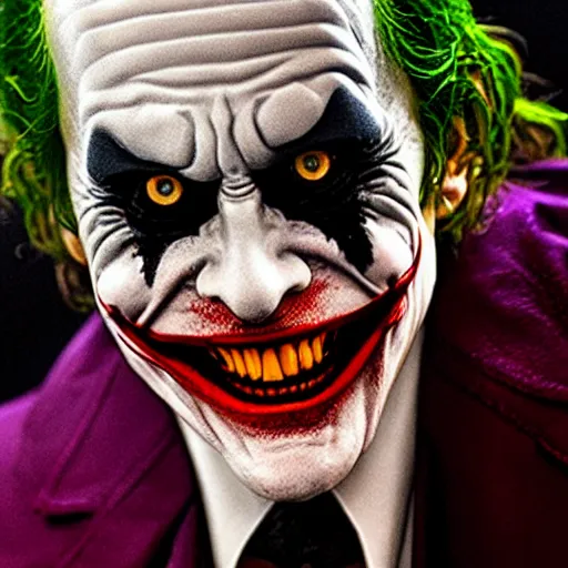 Image similar to Willem DaFoe as the Joker