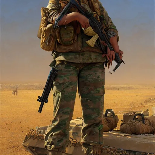 Image similar to beautiful YPJ soldier in the defense of Kobanî in the siege of Kobanî, detailed, centered, digital painting, artstation, concept art, donato giancola, Joseph Christian Leyendecker, Boris Vallejo, Breathtaking, 8k resolution, extremely detailed, beautiful, establishing shot, artistic, hyperrealistic, beautiful face, octane render