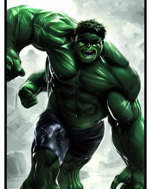 Image similar to hulk symbiote dynamic lighting, fantasy concept art, trending on art station, stunning visuals, creative, cinematic, ultra detailed, comic strip style