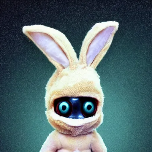 Image similar to bunny alien cute realistic