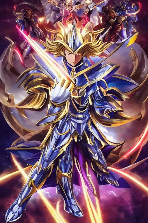 Image similar to 2 0 2 2 knights of the zodiac saint seiya battle for sanctuary hero suit armor comics mask minimalist verytoon nautiljon animes toei animation namco bandai, art by artgerm and greg rutkowski and magali villeneuve